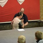 Baptism arranged in the Church