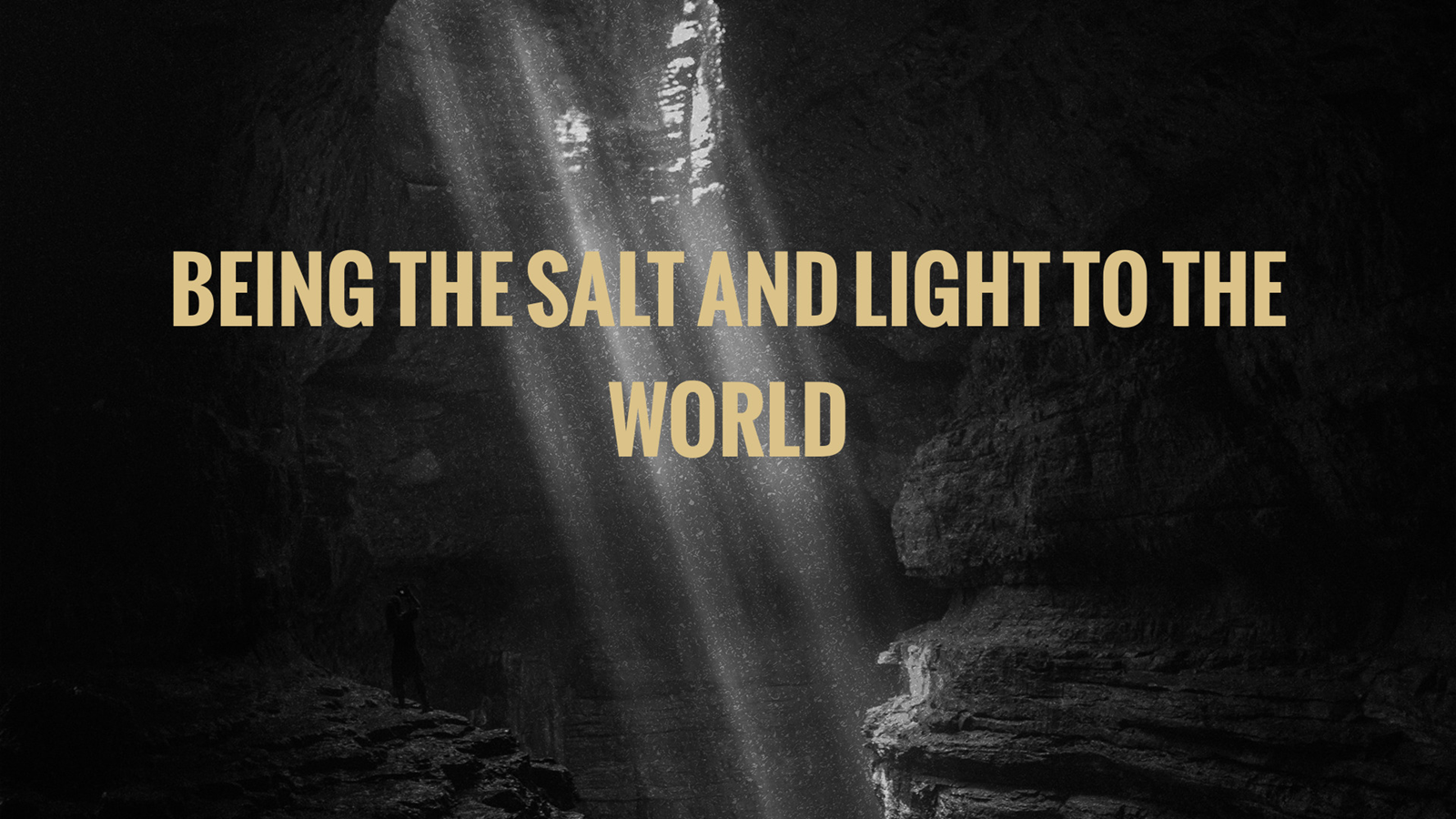 Being the Salt & Light to the World